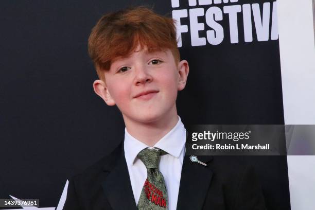 Gregory Mann attends "Guillermo del Toro's Pinocchio" Premiere during 2022 AFI Fest at TCL Chinese Theatre on November 05, 2022 in Hollywood,...