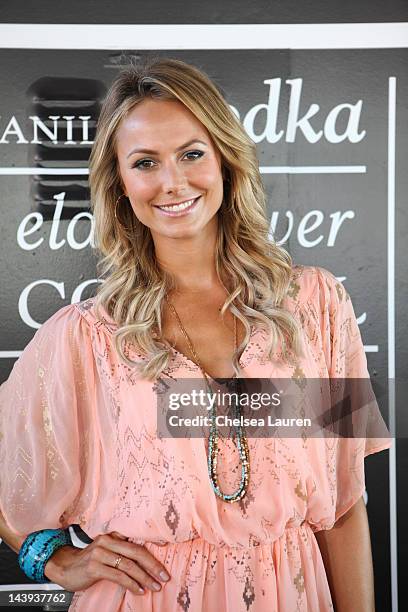 Actress/model Stacy Keibler hosts a tequila cocktail competition and celebrates Cinco de Mayo at Mixology101 & Planet Dailies on May 5, 2012 in Los...