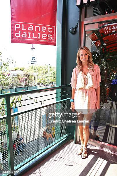 Actress/model Stacy Keibler hosts a tequila cocktail competition and celebrates Cinco de Mayo at Mixology101 & Planet Dailies on May 5, 2012 in Los...