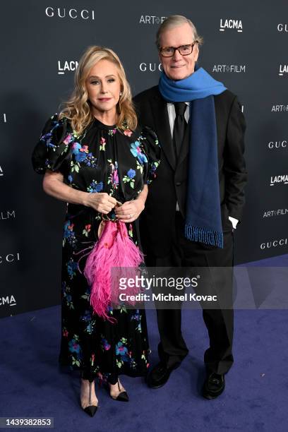 Kathy Hilton and Richard Hilton attend the 2022 LACMA ART+FILM GALA Presented By Gucci at Los Angeles County Museum of Art on November 05, 2022 in...