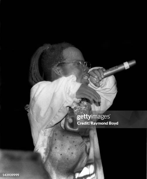 Rapper Bushwick Bill of The Geto Boys performs at the Regal Theater in Chicago, Illinois in AUGUST 1995.