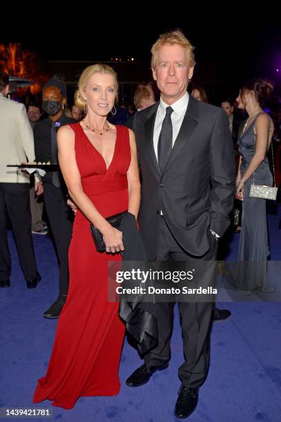 Jude Law and Chloé Zhao attend the 2022 LACMA ART+FILM GALA Presented By Gucci at Los Angeles County Museum of Art on November 05, 2022 in Los...