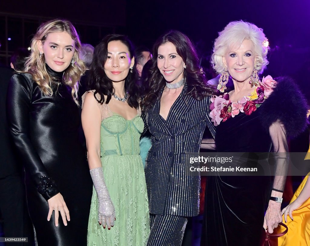Gillian Roth Marlowe Early, Sonya Roth, Gillian Wynn and LACMA Trustee Elaine Wynn ...