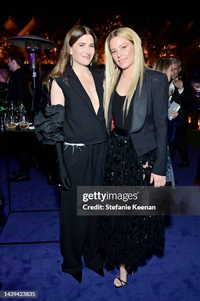 Kathryn Hahn and Elizabeth Banks attend the 2022 LACMA ART+FILM GALA Presented By Gucci at Los Angeles County Museum of Art on November 05, 2022 in...