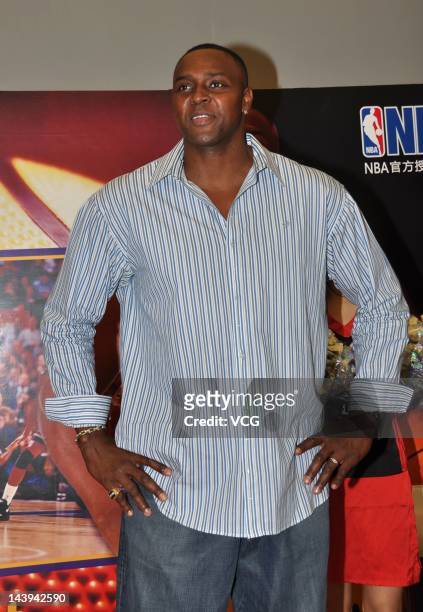 Horace Grant attends DUNK promotional event on May 5, 2012 in Shanghai, China.