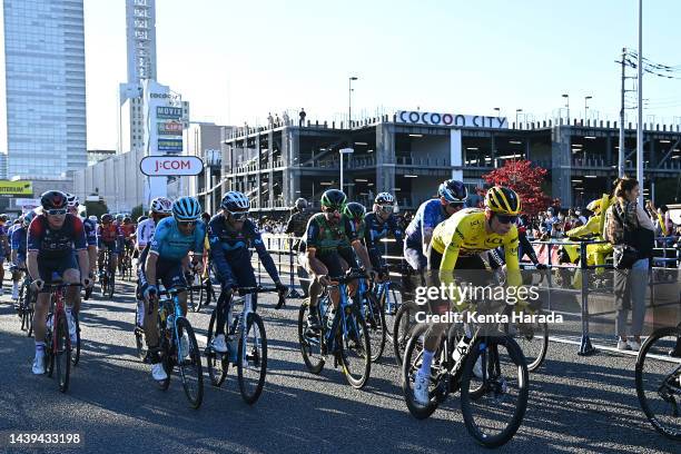 Geraint Thomas of The United Kingdom and Team INEOS Grenadiers, Vincenzo Nibali of Italy and Astana Qazaqstan Team, Alejandro Valverde of Spain and...