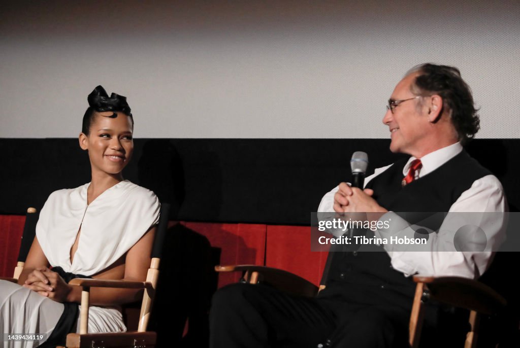 Taylor Russel and Mark Rylance attend the AFI Fest 2022: Special ...
