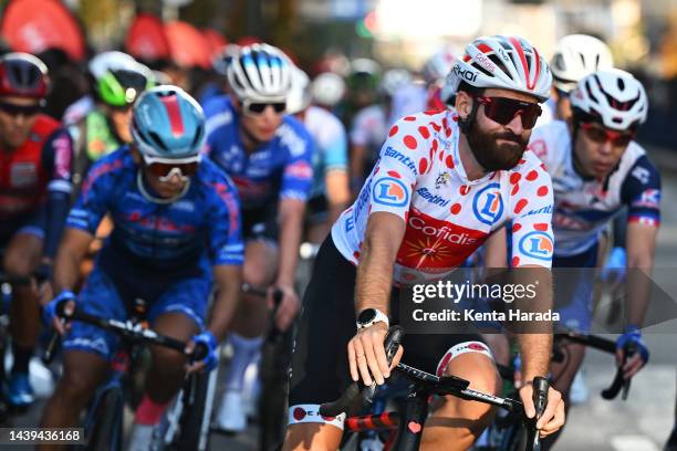 Simon Geschke of Germany and Team Cofidis - Polka Dot Mountain Jersey competes during the 8th Tour de France Saitama Criterium 2022 - Criterium Race...