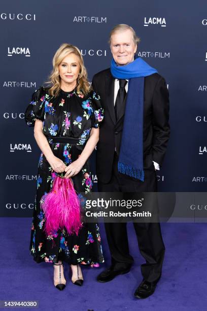 Kathy Hilton and Richard Hilton arrive at the 11th Annual LACMA Art + Film Gala at Los Angeles County Museum of Art on November 05, 2022 in Los...