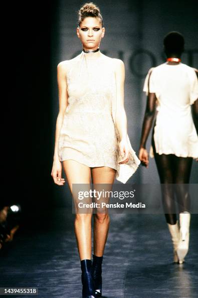 Francesca Rayder Model Frankie Rayder , Designer is Tanya Sarne News Photo - Getty Images
