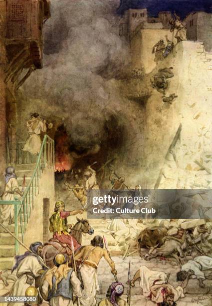 The Destruction of Jericho. The Israelites took Jericho led by Joshua. Joshua 6:21-22 21And they utterly destroyed all that was in the city, both man...