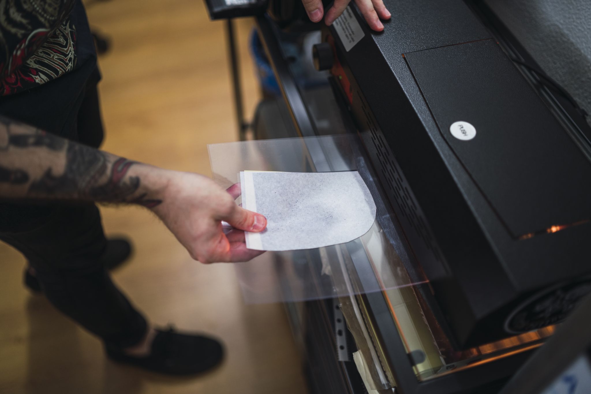 DTF printing process