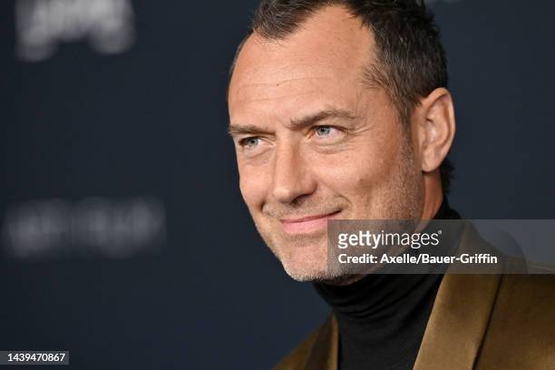 Jude Law attends the 11th Annual LACMA Art + Film Gala at Los Angeles County Museum of Art on November 05, 2022 in Los Angeles, California.