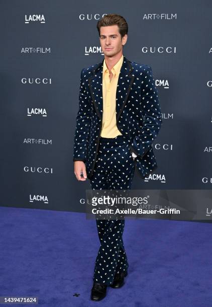 Andrew Garfield attends the 11th Annual LACMA Art + Film Gala at Los Angeles County Museum of Art on November 05, 2022 in Los Angeles, California.