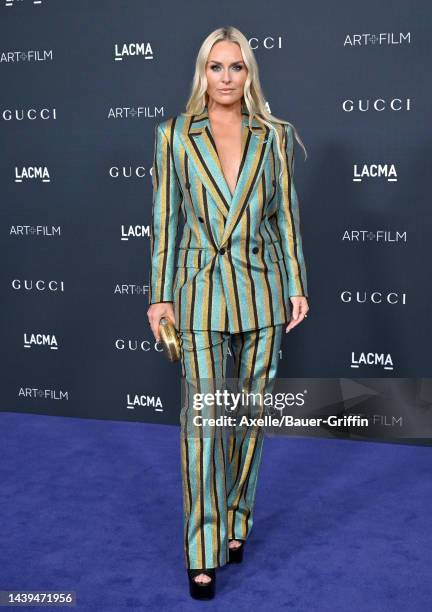 Lindsey Vonn attends the 11th Annual LACMA Art + Film Gala at Los Angeles County Museum of Art on November 05, 2022 in Los Angeles, California.