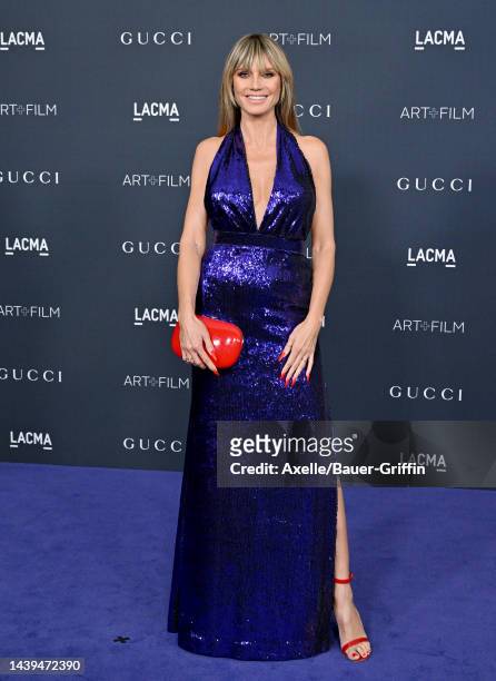 Heidi Klum attends the 11th Annual LACMA Art + Film Gala at Los Angeles County Museum of Art on November 05, 2022 in Los Angeles, California.