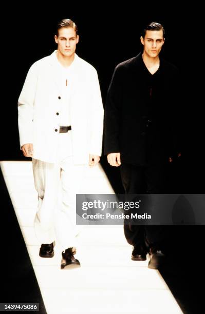 Antonio D'Amico Menswear Fall 1999 Ready to Wear Runway Show