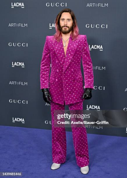 Jared Leto attends the 11th Annual LACMA Art + Film Gala at Los Angeles County Museum of Art on November 05, 2022 in Los Angeles, California.