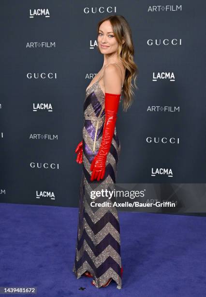 Olivia Wilde attends the 11th Annual LACMA Art + Film Gala at Los Angeles County Museum of Art on November 05, 2022 in Los Angeles, California.