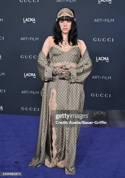 Billie Eilish attends the 11th Annual LACMA Art + Film Gala at Los Angeles County Museum of Art on November 05, 2022 in Los Angeles, California.