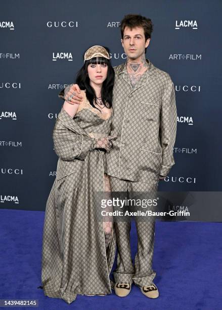 Billie Eilish and Jesse Rutherford attend the 11th Annual LACMA Art + Film Gala at Los Angeles County Museum of Art on November 05, 2022 in Los...