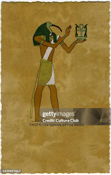 Thoth Relics Thoth, scribe of the gods - ancient Egyptian art / heiroglyphics. News ...