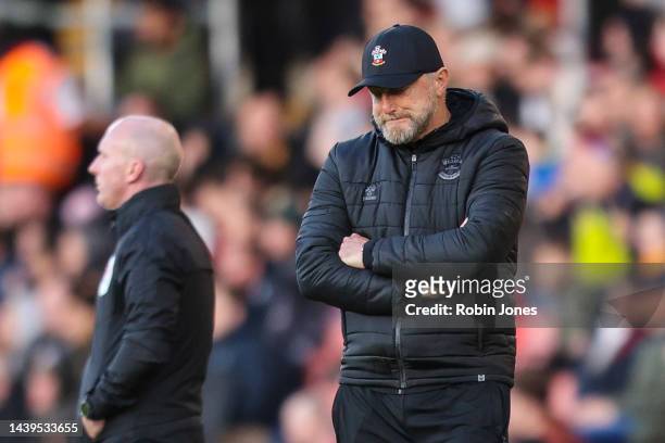 Head Coach Ralph Hasenhuttl of Southampton during the Premier League match between Southampton FC and Newcastle United at Friends Provident St....