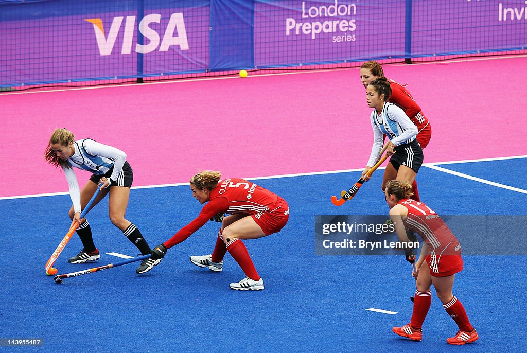 Visa International Invitational Hockey Tournament - LOCOG Test Event for London 2012: Day Five