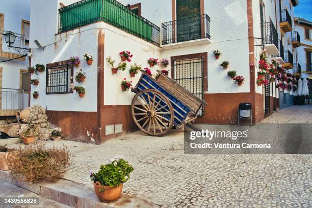 castril village center - province of granada, spain - poble espanyol stockfoto's en -beelden