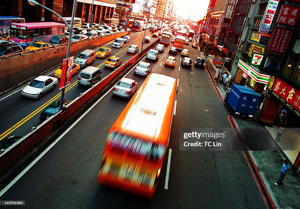 Orange bus