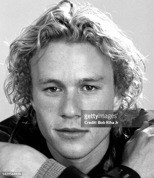 Actor Heath Ledger during photo session, June 9, 2000 in Beverly Hills, California.