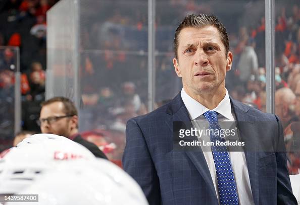 Head Coach of the Carolina Hurricanes Rod Brind Amour looks on while...  News Photo - Getty Images
