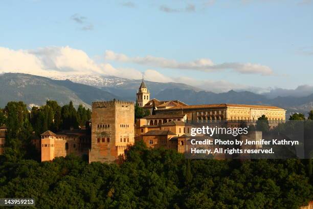 alhambra palace - alhambra fotografías e imágenes de stock