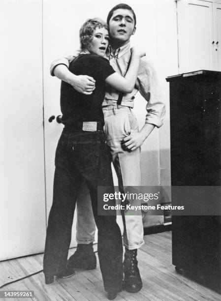 Teenage skinhead couple, 7th February 1970.
