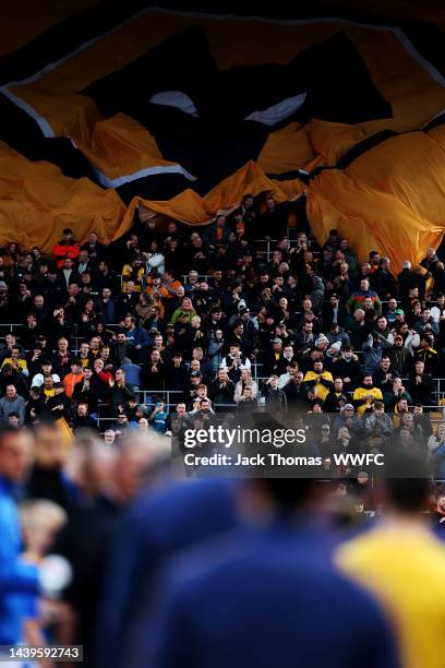 General view ahead of the Premier League match between Wolverhampton Wanderers and Brighton & Hove Albion at Molineux on November 05, 2022 in...