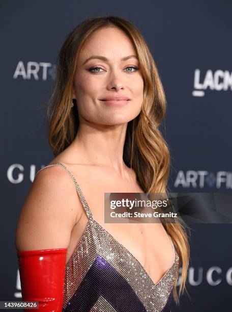 Olivia Wilde arrives at the 11th Annual LACMA Art + Film Gala at Los Angeles County Museum of Art on November 05, 2022 in Los Angeles, California.