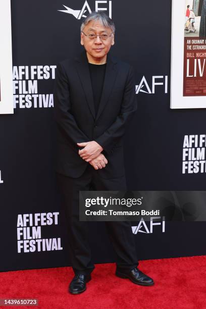 Kazuo Ishiguro attends the "Living" premiere during the 2022 AFI Fest at TCL Chinese Theatre on November 06, 2022 in Hollywood, California.