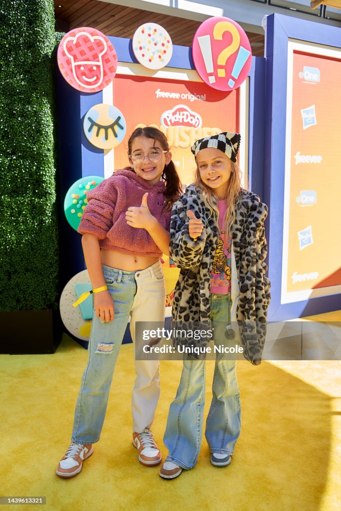 Amazon Freevee Rio Eastyn Hyatt and Rio Hudson attends the Amazon Freevee Hosts Premiere ...
