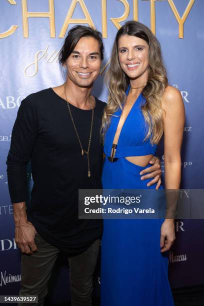Julio Iglesias, Jr. And Charisse Verhaert attend the 2022 Angels For Humanity Catwalk For Charity at the Ritz-Carlton Key Biscayne, Miami on November...