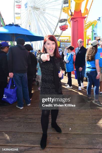 Kate Flannery attends the 23rd Annual Party on the Pier benefitting UCLA Mattel Children's Hospital at Pacific Park on the Santa Monica Pier on...