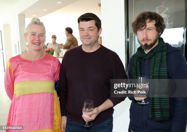Georgina Hayns, Chris Miller and Patrick McHale attend Netflix's Guillermo del Toro's Pinocchio Los Angeles Tastemaker Screening at ROSS HOUSE on...