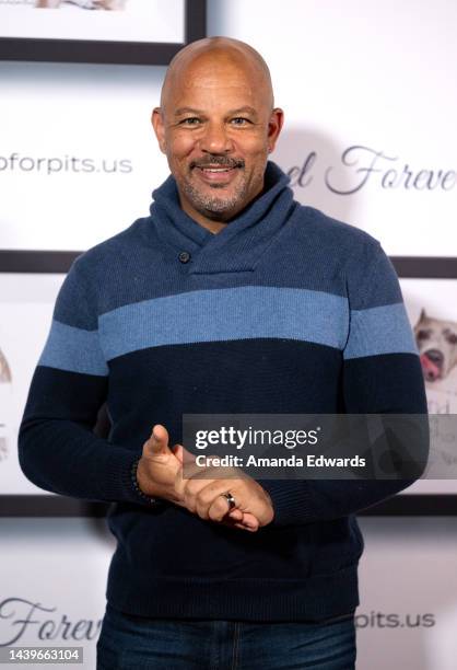 Actor Chris Williams attends the Stand Up For Pits Foundation Comedy Night With Rebecca Corry at the Hollywood Improv on November 06, 2022 in Los...