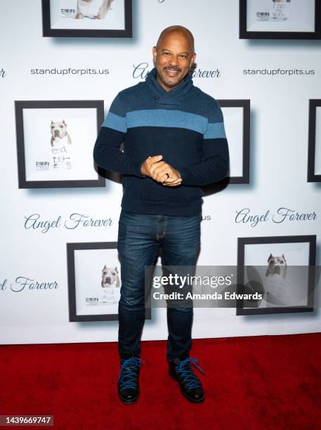 Actor Chris Williams attends the Stand Up For Pits Foundation Comedy Night With Rebecca Corry at the Hollywood Improv on November 06, 2022 in Los...