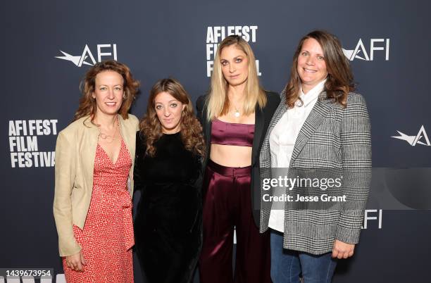 Ivana Lombardi, Isabella Summers, Laure de Clermont-Tonnerre and Marisa Paiva attend the AFI Fest 2022: Screening of “Lady Chatterley's Lover" at TCL...