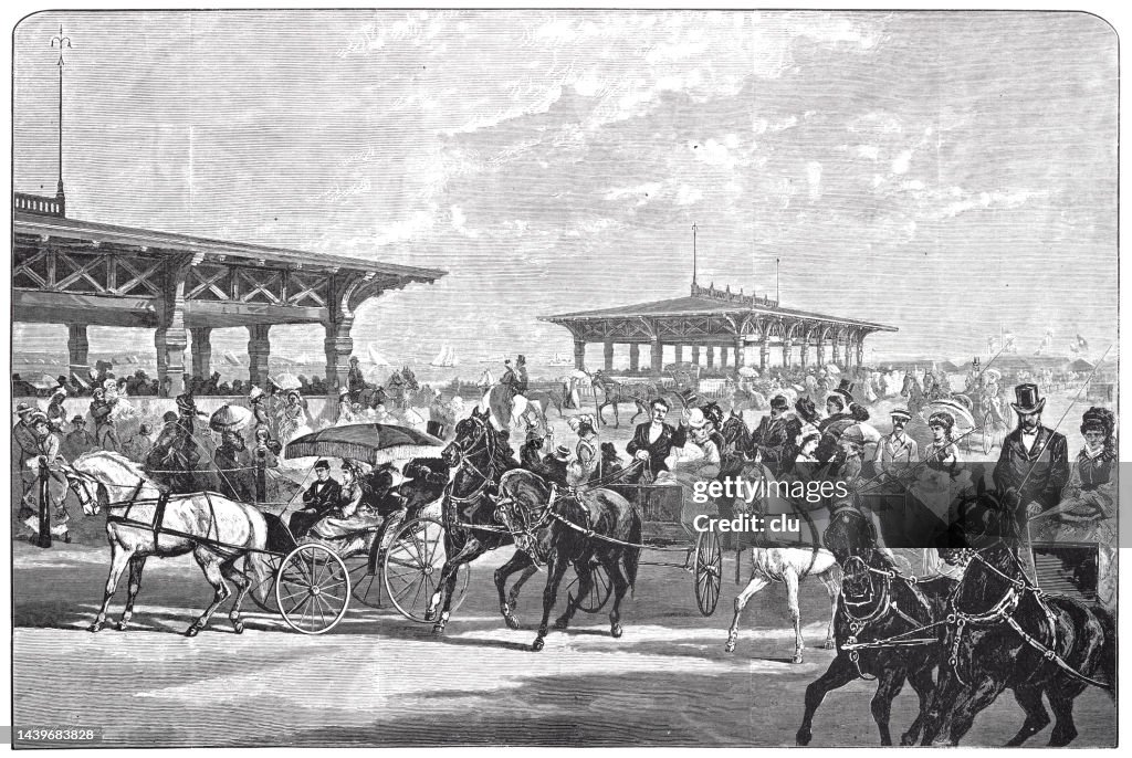 New York City, the coney islands concourse, 1877