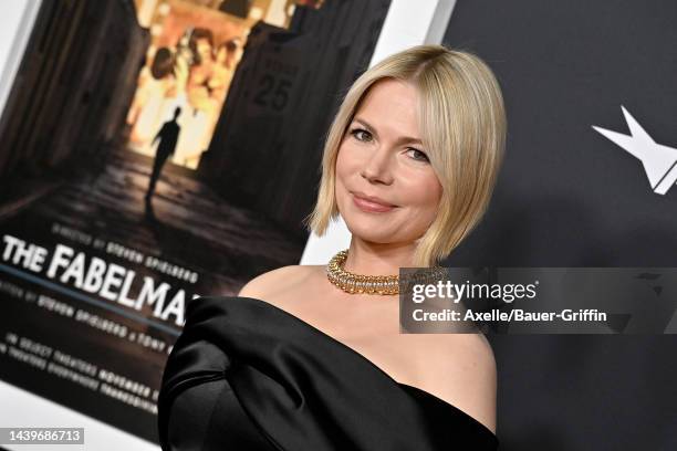Michelle Williams attends the 2022 AFI Fest - "The Fabelmans" Closing Night Gala Premiere at TCL Chinese Theatre on November 06, 2022 in Hollywood,...