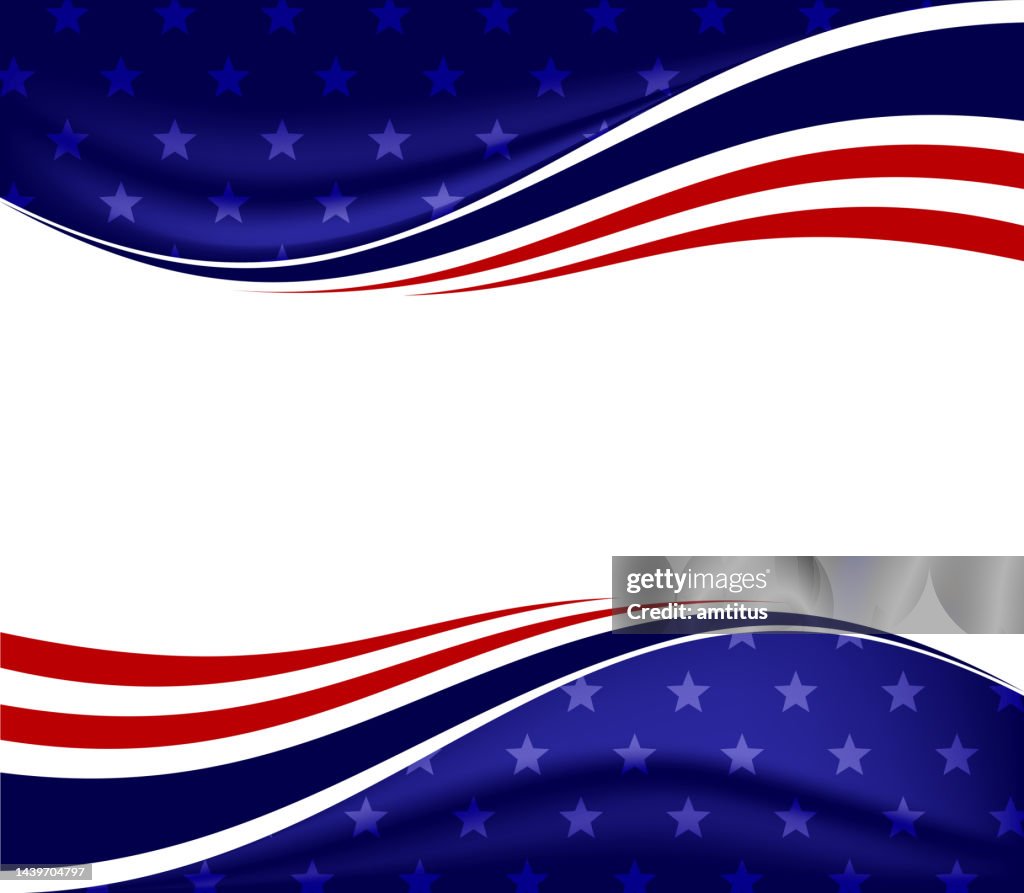 Us Flag Template HighRes Vector Graphic Getty Images