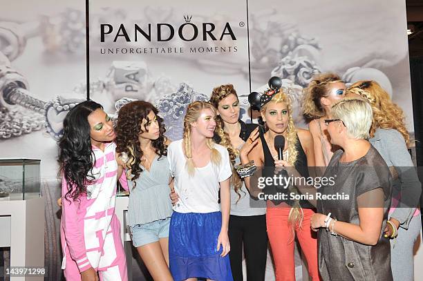 America's Next Top Model All Stars Camille McDonald, Bianca Golden, Isis King, Laura Kirkpatrick, Shannon Stewart, Lisa D'Amato and Alexandria...