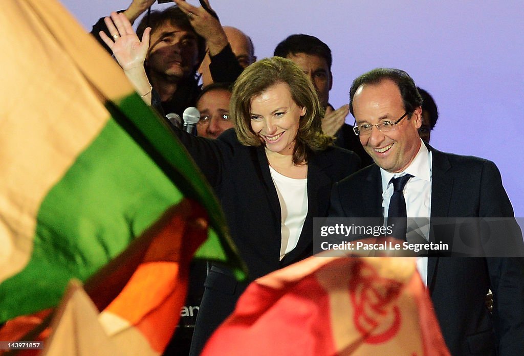 Francois Hollande Celebrates French Presidential Victory