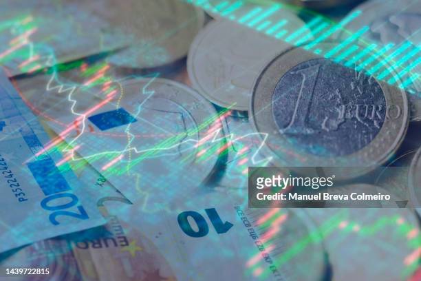 euro paper money - euro 2016 stock-fotos und bilder